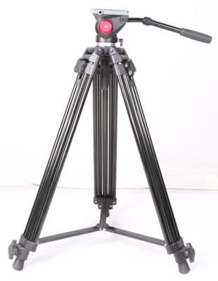 China 180cm Professional Video Camcorder Tripod Fluid Drag Head Kits for sale