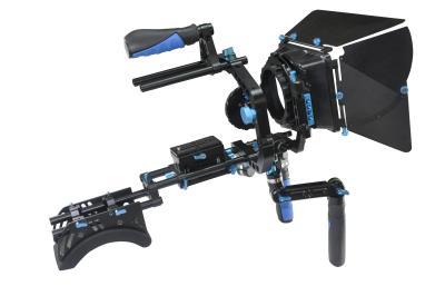 China Pro BMCC Shoulder rig With Matte Box Follow Focus for sale