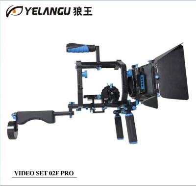 China Aluminum alloy DSLR Video Shoulder Rig Set Adjustable WIth phottix trafo for sale