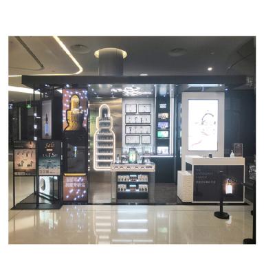 China Retail Stores Commercial Store Display Stand Interior Design Metal Stand Cosmetic Portable Display Racks For Retail Store for sale