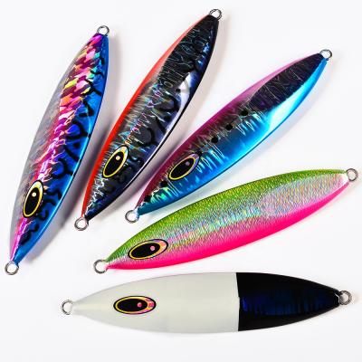 China Jig Vertical Saltwater Metal Casting Fishing Lure Bass Baits 100g-450g Lead Jigs Sinking Fishing Tackle Wholesale for sale