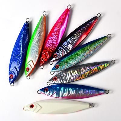 China Lead Vertical Metal Jig Metal Slow Casting Baits Vertical Fish Baits 100g-450g Slow Baiting Lure Ocean Casting Artificial Lures for sale