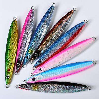 China Vertical Metal Jig Wholesale Lead Fishing Lure Slow Jig Metal Baits Hard Saltwater Speed ​​Metal Jigs 100g-450g OEM for sale