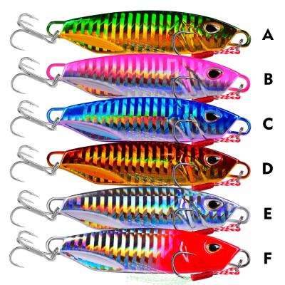 China Lead Alloy Metal Jig Bait 10g 15g 20g 30g 40g 50g Seaside Lure Casting Jigs Spoon Saltwater Fishing Lure for sale