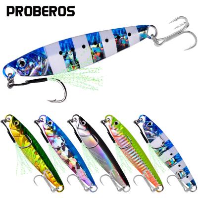 China Casting Sea Bass Fishing Lure Tackle Casting Fish Spoon 24g 30g 40g 60g Lead Alloy Metal Casting Jig for sale