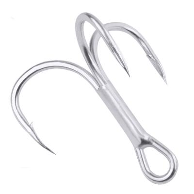 China Anti Corrosion Blood Treble Fish Hook Tackle Hooks 2# 4# 6# 8# 10# 12# High Strength ST41 High Carbon Steel Hooks for sale