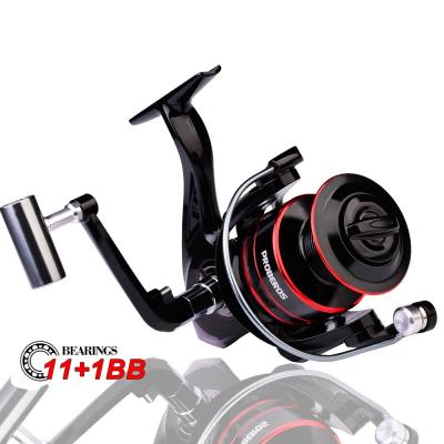 China PRBBEROS Metal and Plastic Spinning Wheel Metal Reel Caster Seawater Fishing Bottom Reel 18kg Max Drag for sale