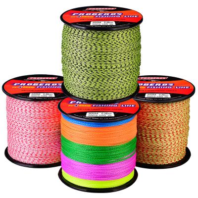 China Super Tensile Fishing Line PROBEROS 4 PE Line Multifilamento De Pesca Braided Fishline 300M/328Yards Racks Braid for sale