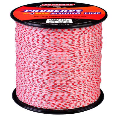 China Super Strength Braided Fishing Line 4 Weaves Braid Fishline 1000M/1094Yards PE Braided Fish Line Multifilament De Pesca for sale