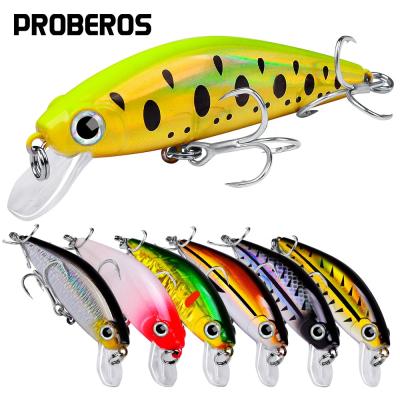 China ABS Hard Plastic Topwater Minnow Lure 11g/3g Small Big Plastic Crankbait Black Fish Fishing Tackle Supplies for sale