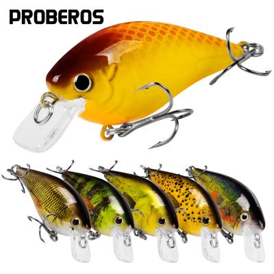 China ABS Hard Plastic Diving Fishing Lures Crank Square 13g Bill Crankbait Hard Lures Artificial Bass Bait 7cm Minnow Wobblers for sale