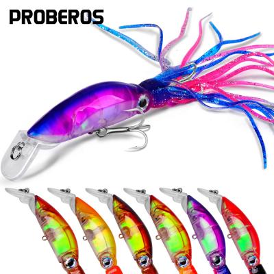 China ABS Trolling Lure Shad Bai Fishing Lure 9.5cm Shad Bai Fishing Lure 9.5cm Squid Hard Plastic Fishing Tackle Octopus Trolling Lures for sale