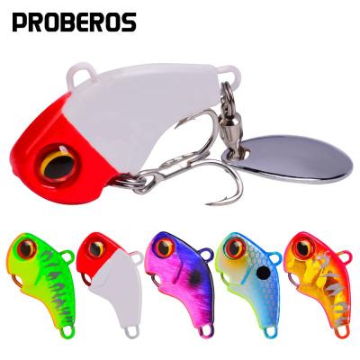 China Metal Fishing Lures 6g 15g 28g VIB Vibration Crank Spinning Bait Spinner Spoon Jigs For Trout Bass Pesca Tackle for sale