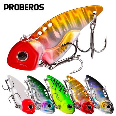 China Lure 5g 7g 10g 15g 20g Blade Fishing Lure Spoon Spinners Metal VIB Sinking Artificial Groundbait Vibe Wobblers for sale