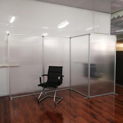 China Modern Acrylic Free Standing Separators Offices Solution Divider for sale