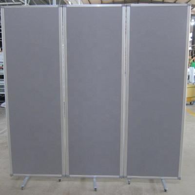 China Fully Assembled Office Movable Partition Room Dividers Foldable Screen Panel Acoustic Soundproof Movable Partitions for sale