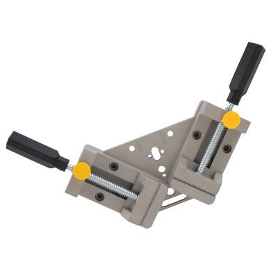 China Woodworking Tool Clamp Aluminum Right Angle 90 Handle Clamp Aluminum Alloy Corner Right Angle Double Clamp for sale