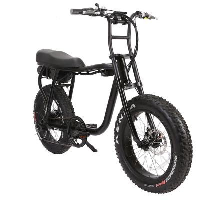 China BAOGL/20 inch 2 seats electric bicycle 48V 500w 750w 1000w super electric bike fat for sale