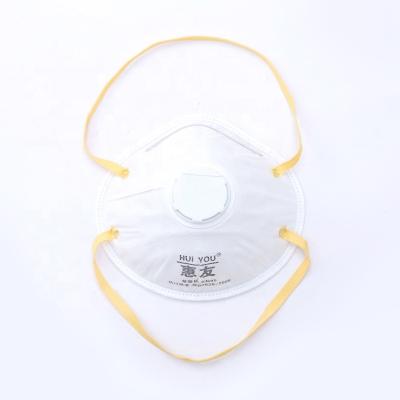 China Disposable KN95 Cup type Fold Dust Face Mask with valve anti pollution respirator WhatsApp +1 7082690275 for sale