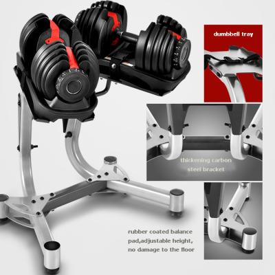 China Wholesale gym power weight lifting training quickly automatic adjustable dumbbell set rack WhatsApp +17082690275 for sale