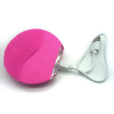 China deep cleansing acne treatment soft silicone material face massage silicone facial cleansing brush for sale