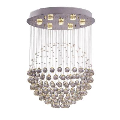 China Fashion Post Modern Luxury Living Room Led Ceiling Lamp Chandelier Portable Crystal Pendant Lights for sale