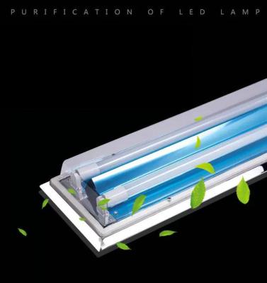 China Residential Linear Fixture T8 Linear Purifying LED Lamp Light Fixture Purifying Fluorescent Tube Light for sale