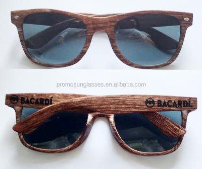 China Sunglasses as a promo sunglasses wood for promotion, arms can print logos, UV400 lens drop ball test for sale