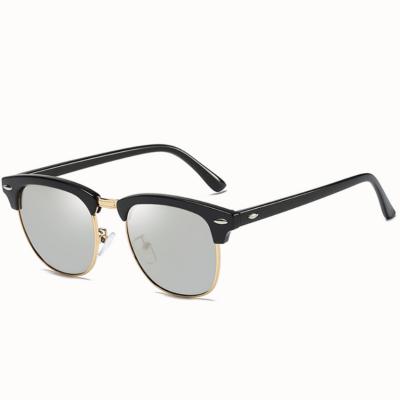 China 2021 hot sale classic metal vintage men's oversized sunglasses promo sunglasses with custom logo for sale