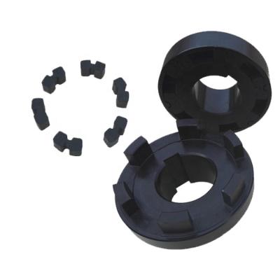 China Detachable design neupex flexible rubber shaft coupling with rubber H element for transmission equipment for sale