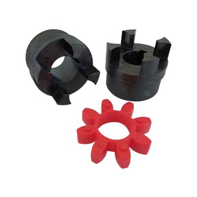 China Hotels customized machinery and equipment jaw spider couplings /jaw-type curved jaw coupling for sale