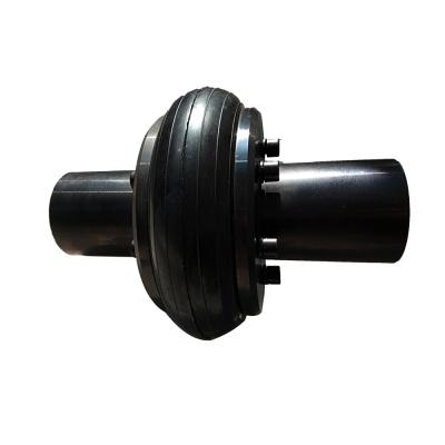 China Custom Full Type Shock Absorption Flexible Tire Axle Rubber Tire Coupling For Sale for sale