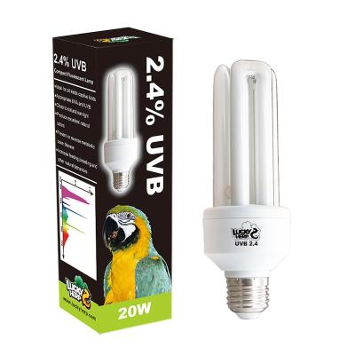 China Viable Bird Bulb , UVA UVB 2.0 And 12% Sunlight / Lamp For Parrot And Canary for sale