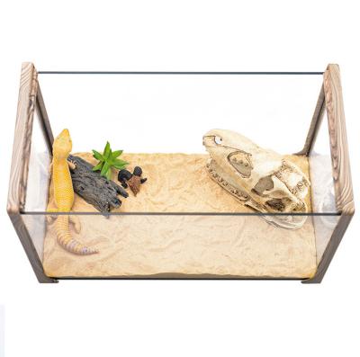 China Luckyherp Viable, Mini Glass Reptile Greenhouse Sliding Reptile Hamster Hedgehog Cubs Pet Screen Top for sale