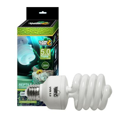 China Sustainable Tropical Lamp 26 Watt UVA Uvb 5.0 Compact Bulb For Reptile for sale