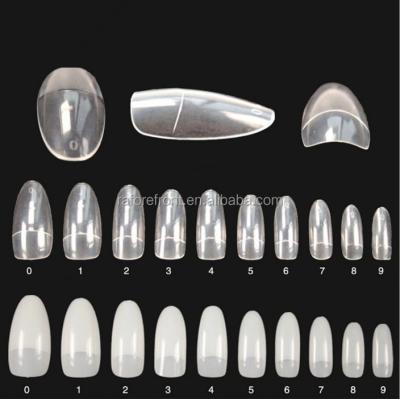 China Design Pack 500 Pack Half Cover Acrylic Artificial Nail Art Tips for sale