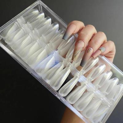 China 240 Eco-Friendly Nail Supplies, Full Coverage Clear Nail Tips, Press On Nails Supplies, Long Coffin Clear Nails, Stick On Nails, Clear Tips for sale