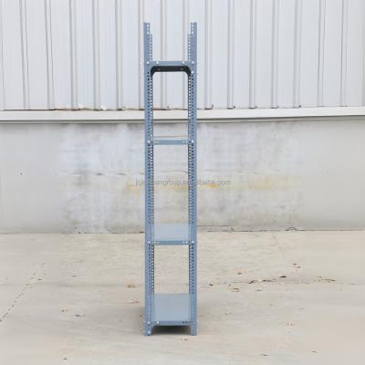 China Corrosion Protection Metal steel shelf Easy Assemble Slotted Angle Shelving Bolt stacking shelves for sale