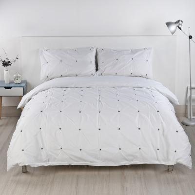 China New design white color polyester sales disposable for quilt cover set for adult home and hotel children for sale