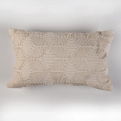 China Beige Three-Dimensional 100% Cotton Pattern Waist Meditation Cushion Anti-Static for sale