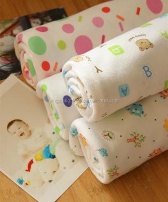 China Anti-bacteria printed fabric 100% cotton flannel fabric for baby bedding sets for sale