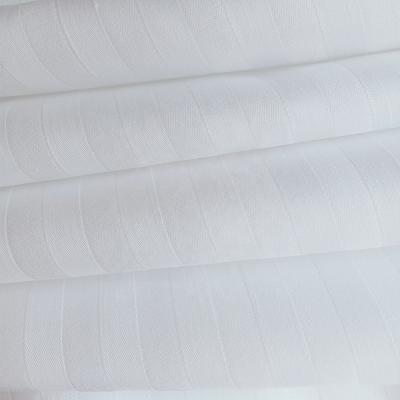 China Sale Breathable 100% Whole Cotton Fabric For Bed Sheet Fabric Satin Stripe Fabric for sale