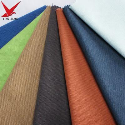 China Plain 100% Cotton Linen Fabric 21/5x21/5 1/1 16OZ Panama for sale