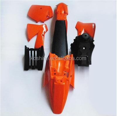 China NEW SX 50CC 50 Shock Absorber 50SX JR KTM50 SR JUNIOR OEM ORANGE UPPER Plastic PLASTICS COVER KIT for sale