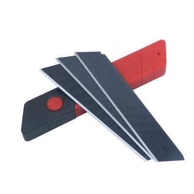 China High Quality Quick-change 10pcs Carbon Steel Set Cutter Spare Part Blades Cutter Utility Knife Blade for sale