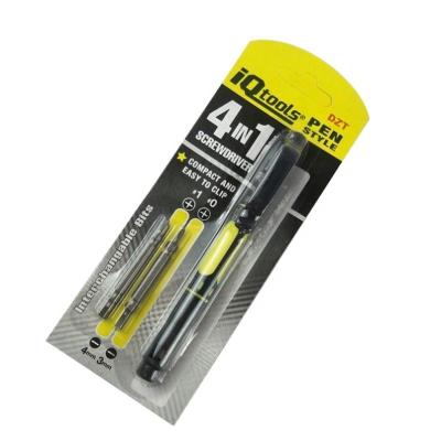 China TOOL 4 in-1 Pen Screwdriver Multi-Function Screw Driver bit set for sale