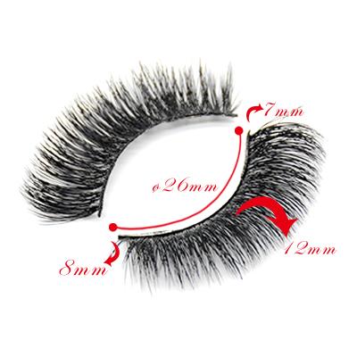 China High Quality Natural False Eyelashes 3d Long Mink Eye Lashes Factory Direct Wholesale Hand Made False Eyelashes for sale