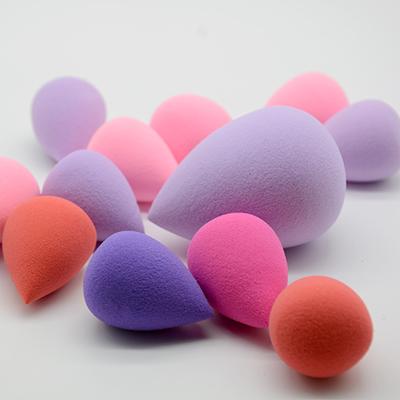 China Wholesale Super Soft Mini Face Foundation Water Drop Tear Makeup Sponge Beauty Makeup Blender For Cosmetic Blast for sale