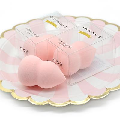 China JLY private label squash base beauty puff soft cosmetic makeup sponge pointed makeup sponge 40*60mm for sale