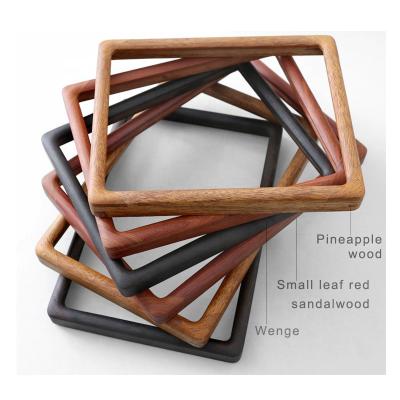 China Eco-Freindly Hot Selling Chinese Rounded Wooden Frame New Original Handmade Art Photo Frame for sale